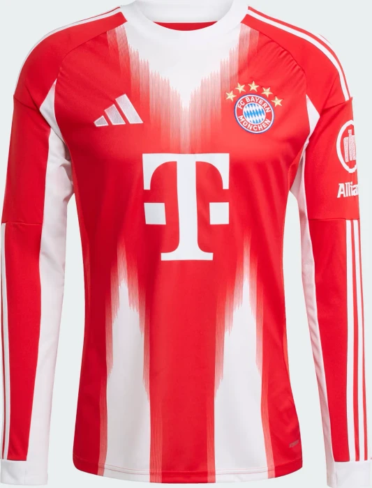 adidas FC Bayern München 2025/2026 Heimtrikot langarm (Herren)