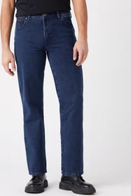 Wrangler Texas Regular Straight Jeans coalblue stone (Herren)