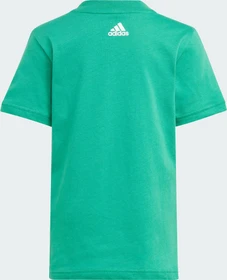 adidas Essentials Logo T-Shirt und Shorts Set semi court green/semi coral fusion (Junior)