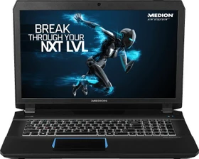 Medion Erazer X7841, Core i5-6300HQ, 8GB RAM, 128GB SSD, 1TB HDD, GeForce GTX 970M, DE