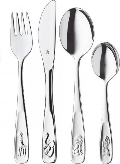 WMF Tiere Kinderbesteck-Set, 4-tlg. (12.8005.6040)