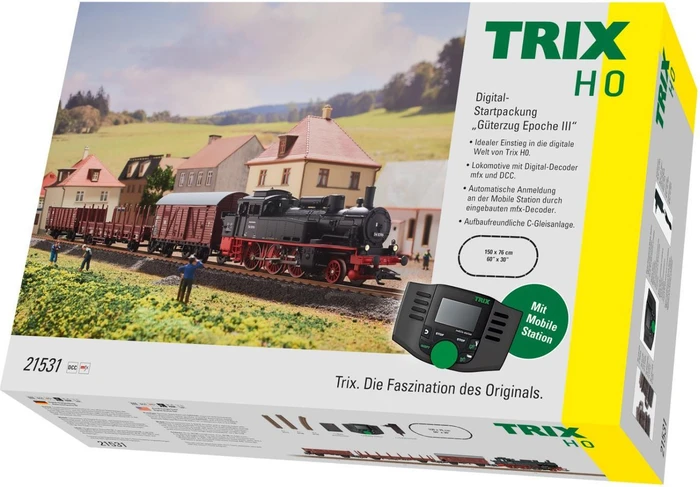 Trix - Spur H0 Startpackung - Güterzug Epoche III