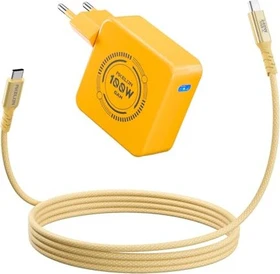 Akelon 100W USB-C Netzteil GaN gelb