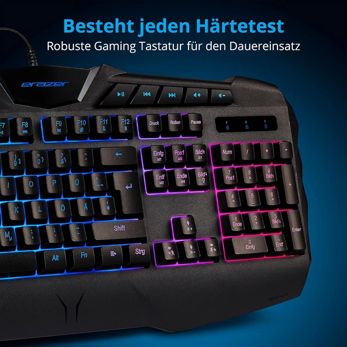 Medion Erazer Supporter P11, schwarz, LEDs RGB, USB, DE