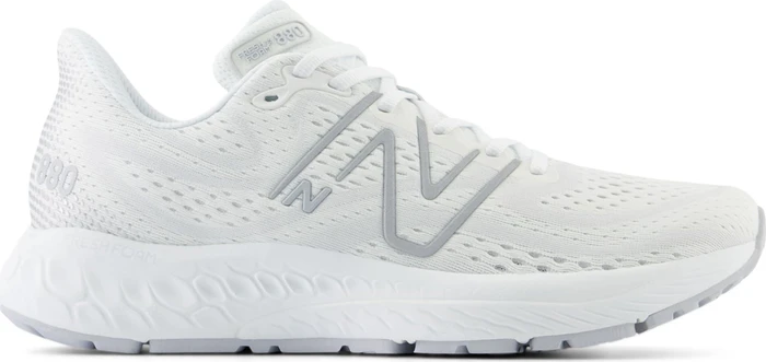 New Balance Fresh Foam X 880v13 white/light silver metallic/quartz grey (Damen)