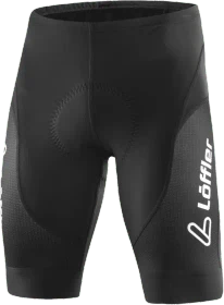 Löffler Winner III Tights Fahrradhose kurz schwarz (Herren)
