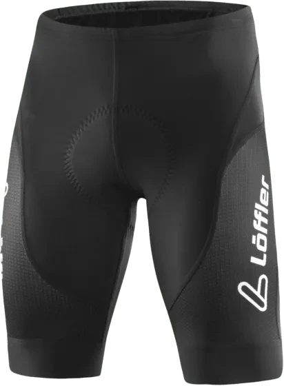 Löffler Winner III Tights Fahrradhose kurz schwarz (Herren)