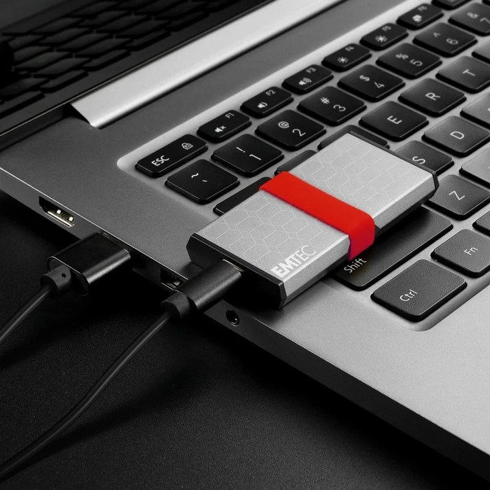 Emtec X205 Mini Portable SSD, 256GB, USB-C 3.1