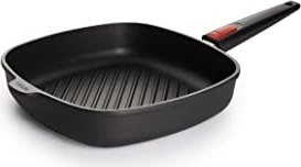 Woll nowo Titanium Induction Guss-Steakpfanne viereckig 28x28cm
