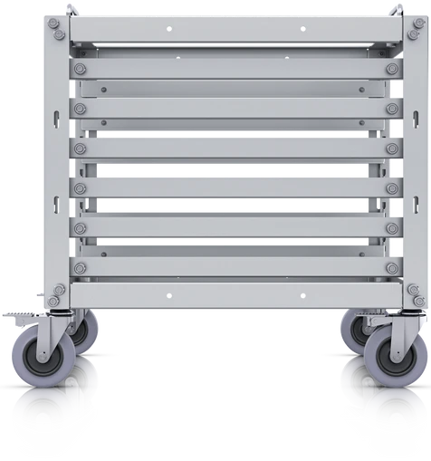 Ubiquiti Toolless Mini Rack Serverschrank 6HE, mit Rollen, 485mm tief