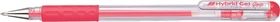 Pentel Hybrid Gel Grip K116 Gelroller rot/transparent