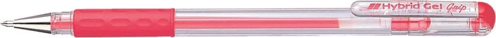 Pentel Hybrid Gel Grip K116 Gelroller rot/transparent