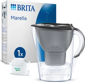 Brita Marella Tischwasserfilter inkl. Kartusche Maxtra Pro graphit