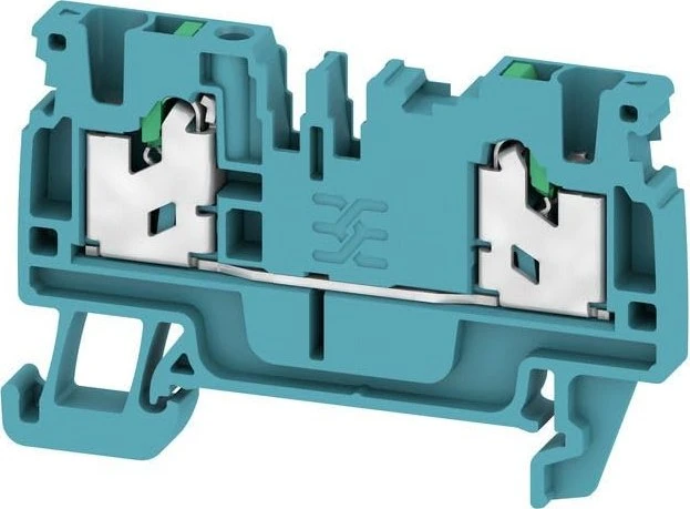 Weidmüller S2C 2.5 BL Durchgangs-Reihenklemme, SNAP IN, blau, 2.5 mm², 24 A, 800 V, Anzahl Anschlüsse: 2
