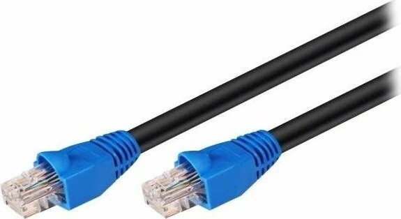 MicroConnect Outdoor-Patchkabel, Cat6, U/UTP, RJ-45/RJ-45, 75m, schwarz
