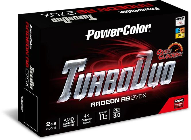 PowerColor Radeon R9 270X TurboDuo, 2GB GDDR5, 2x DVI, HDMI, DP