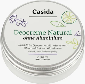 Casida Deo Creme ohne Aluminium natural, 50ml