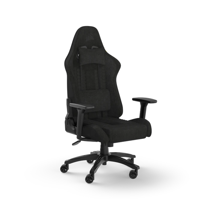 Corsair TC100 Relaxed Soft Fabric Gamingstuhl, schwarz