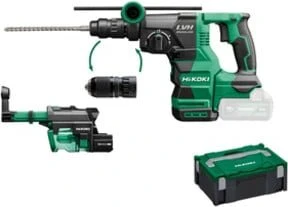 Hikoki DH1826DCW3Z Akku-Bohr-/Meißelhammer solo inkl. Koffer + Absaugeinheit