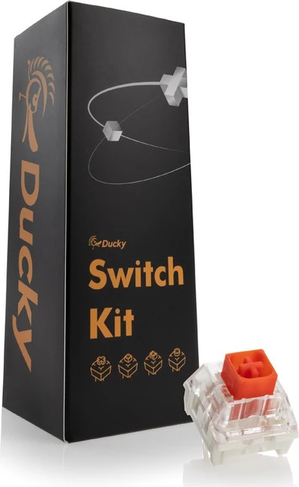 Ducky Switch Kit - Kailh Box Red, 3-Pin, linear, MX-Stem, 45g, 110er-Pack