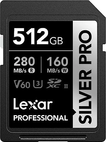 Lexar Professional SILVER PRO, SD UHS-II U3, V60