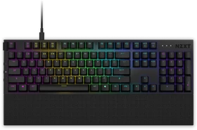 NZXT Function, matt, LEDs RGB, hot-swap, schwarz, Gateron RED, USB, DE