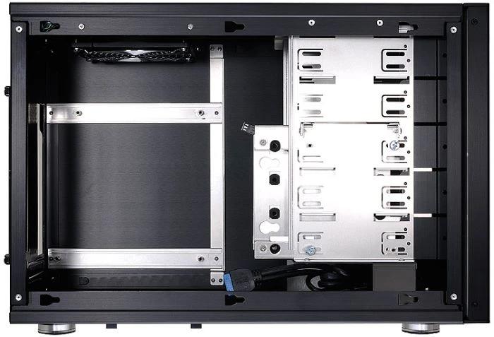 Lian Li PC-Q35B schwarz, schallgedämmt, Mini-ITX