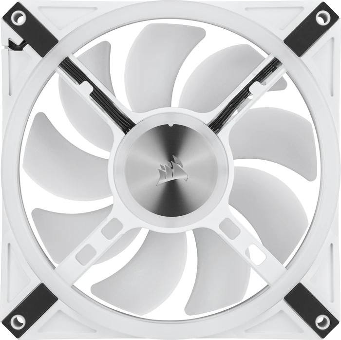 Corsair QL Series iCUE QL140 RGB PWM Dual Fan Kit, weiß, LED-Steuerung, 140mm, 2er-Pack