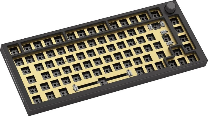 Glorious GMMK Pro 75%, Switch Plate, Metall (Messing), ISO, gold