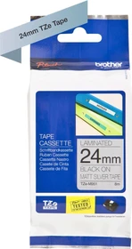 Brother TZe-M951 Beschriftungsband,  24mm, schwarz/silber