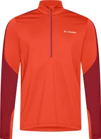 Vaude Livigno Halfzip II Fleece Funktionsshirt langarm carmine/glowing red (Herren)
