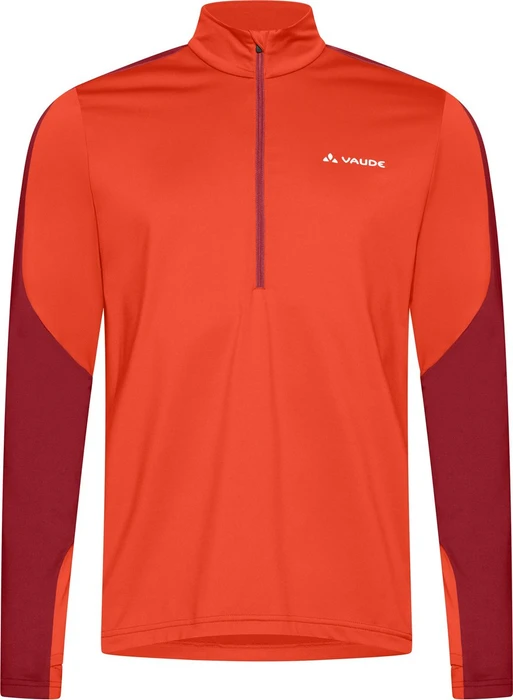 Vaude Livigno Halfzip II Fleece Funktionsshirt langarm carmine/glowing red (Herren)