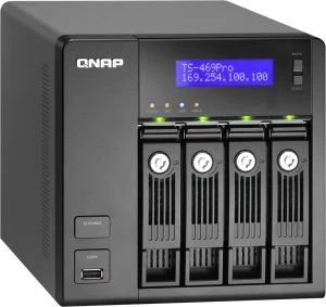 QNAP Turbo Station TS-469 Pro 12TB, 1GB RAM, 2x RJ-45 1000Base-T, 2x USB-A 3.0