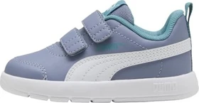 Puma Courtflex V3 gray sky/puma white/baltic sea blue (Junior)