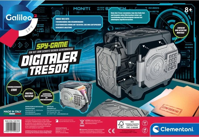 Clementoni Galileo Lab Digitaler Safe MP57