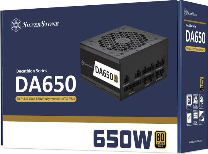 SilverStone Decathlon Gold Series DA650 Gold 650W, ATX 2.4