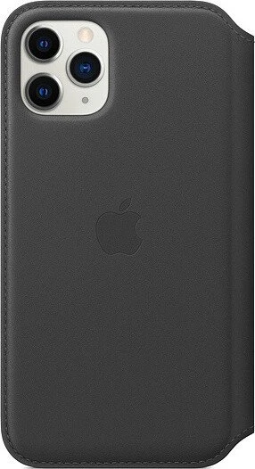 Apple Leder Folio Case für iPhone 11 Pro schwarz