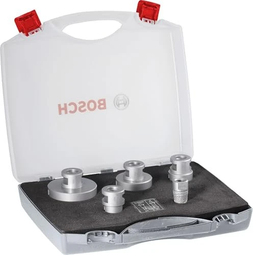 Bosch Professional PRO Ceramic Dry Diamant-Trockenbohrkronen-Sortiment inkl. Koffer, 5-tlg.