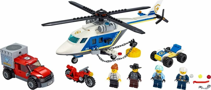 LEGO City Polizei - Verfolgungsjagd mit dem Polizeihubschrauber