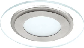 Eglo Pineda 1 rund 14.5cm Einbauleuchte nickel matt