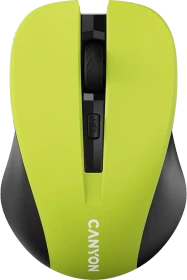 Canyon OnClick W01 / MW-1 Wireless Optical Mouse gelb, USB