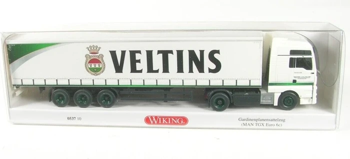 Wiking Gardinenplanensattelzug MAN TGX Euro 6c Veltins