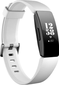 Fitbit Inspire HR Aktivitäts-Tracker weiß/schwarz (FB413BKWT)