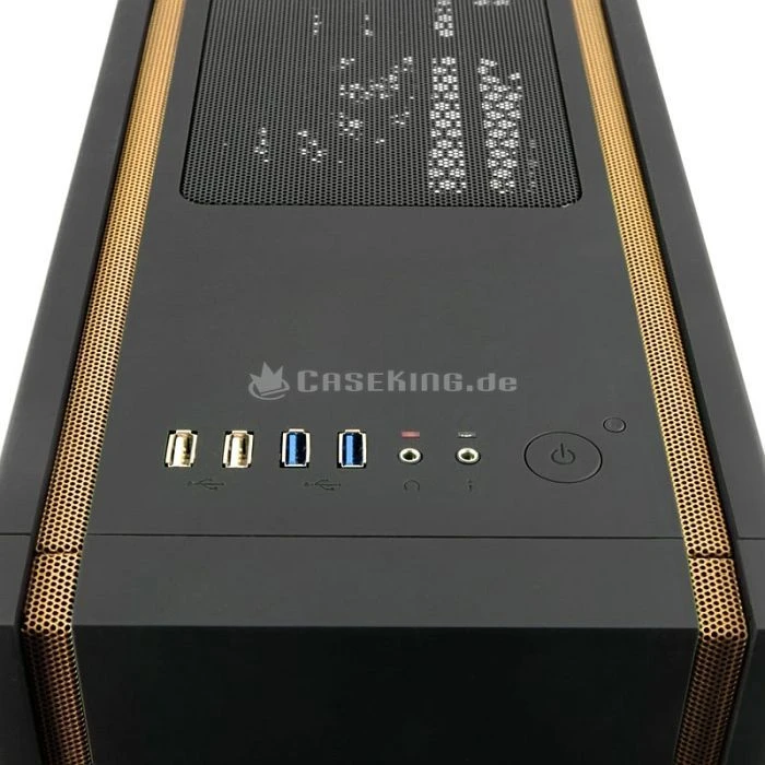 BitFenix Shinobi schwarz/gold
