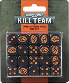 Games Workshop Warhammer 40.000 Kill Team: Würfelset Corsair Voidscarred