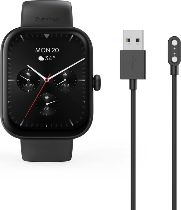 Hama Smartwatch 5000 schwarz