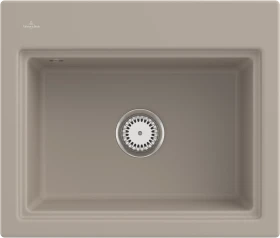 Villeroy & Boch Subway Style 60 S Einbau Becken mittig almond
