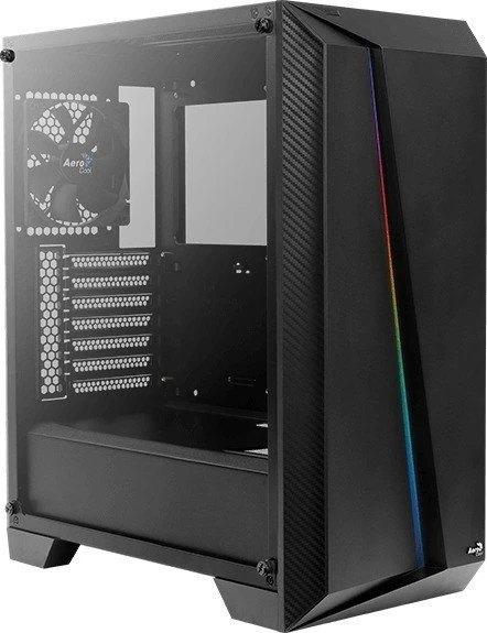 AeroCool Cylon Pro, schwarz, Acrylfenster