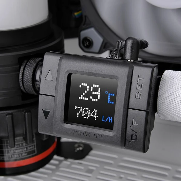 Thermaltake Pacific TF2 Durchflusssensor, Temperatursensor