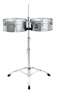 Meinl Artist Series Luis Conte Timbales Stainless Steel